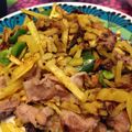 リラシャン's cooksnap of when they made さつまいもと豚肉の甘辛炒め.