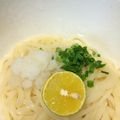 ochoa's cooksnap of when they made 徳島特産のすだちと讃岐のぶっかけうどん.
