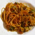 くるみ小枝's cooksnap of when they made お好みソースで懐かしい！甘辛いナポリタン.