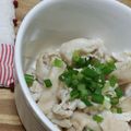 manikey's cooksnap of when they made 鶏皮で一品♫簡単ヘルシーなねぎ皮ポン酢.