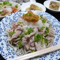 ゆいランラン's cooksnap of when they made 豚しゃぶおろし蕎麦（梅風味）.