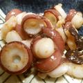 ＊みるこくろこっぺ＊'s cooksnap of when they made たこじゃがのピリ辛バターしょうゆ.