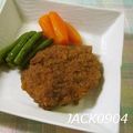 JACK0904's cooksnap of when they made メンチカツのめんつゆ煮　お弁当にも.