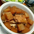 mahochan1's cooksnap of when they made 凄く簡単にぶりのあらでぶり大根.
