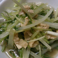 ぶ〜ちゃん。's cooksnap of when they made 水菜と油揚げの煮びたし.