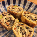Kanicopan's cooksnap of when they made ひじきのうす揚げ巻き.