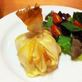 abc345's cooksnap of when they made シェーブルとイチジクのパリパリ包み焼き.
