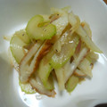まゆみ母ちゃん's cooksnap of when they made セロリと茗荷のオイル和え☆.