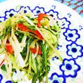 keiO3's cooksnap of when they made ポリ袋で簡単❤大根と水菜のナムル❤.