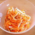 ひなひーな's cooksnap of when they made 簡単節約♡大根とにんじんのきんぴら♪.