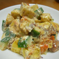 まゆみ母ちゃん's cooksnap of when they made 簡単・早業★柿、林檎、大根のサラダ★.