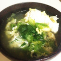 RYK1205's cooksnap of when they made 簡単　レタスと卵のお味噌汁.