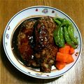 nabe君's cooksnap of when they made 簡単☆本格！ジューシーなハンバーグ.