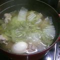 きゅーい's cooksnap of when they made 鶏白菜あっさり煮 With にんにくみそ.