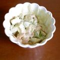 cranium's cooksnap of when they made アボカドとサーモンのわさびマヨネーズ☆.