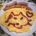 J・0505's cooksnap of when they made 我が家の♡オムレツ♡野菜たっぷり挽肉入り.