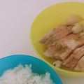 mikaosaki's cooksnap of when they made 炊飯器☆簡単シンガポール・チキンライス.