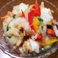 まあくんのおくさん's cooksnap of when they made 我が家の✿子供も食べやすい魚介マリネ.