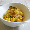 nasubeam's cooksnap of when they made かぼちゃとコーンの洋風煮物.