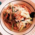 しゅうゆうけいはる母's cooksnap of when they made 小松菜とじゃこの和風パスタ.