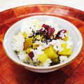 chopiii's cooksnap of when they made 白だし使ってさつまいもご飯.