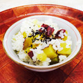 chopiii's cooksnap of when they made 白だし使ってさつまいもご飯.
