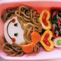YUKI's cooksnap of when they made キャラ弁☆焼きそばDE女の子.