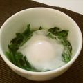 まっちぃなー's cooksnap of when they made バター香るホウレン草の目玉焼き.