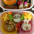 YUKI's cooksnap of when they made キャラ弁LINEムーン.ブラウン.サリー.