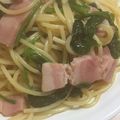 風舞空's cooksnap of when they made スピナチ＆ベーコンパスタ.