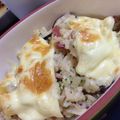 take♪saya's cooksnap of when they made 栗ご飯リメイク！秋味のクリームドリア♪.