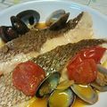 イルカとくま。's cooksnap of when they made 自信作☆切身魚でアクアパッツァ.