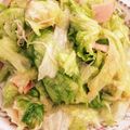 グランティラノス's cooksnap of when they made ドレッシング不要＊レタス・ハム サラダ.