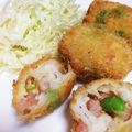 らららラッキー☆'s cooksnap of when they made はんぺんのヘルシー海老コロッケ.