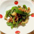 うさうさまろん's cooksnap of when they made 簡単☆ピーマンとツナの揚げ玉きんぴら.