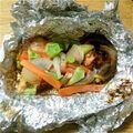an_zuちゃん's cooksnap of when they made 鮭のホイル焼き☆味噌バター.