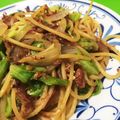 ★☆maayu☆★'s cooksnap of when they made コーンビーフ＆キャベツの*和洋*パスタ.