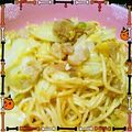 ♥あらたママ♥'s cooksnap of when they made 春キャベツとベーコンの和風パスタ☆.