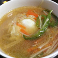 うろたらそ's cooksnap of when they made 簡単！丸ごと卵のみそ中華スープ.