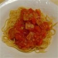 さちっぺり's cooksnap of when they made 簡単!美味しい!トマトパスタ.