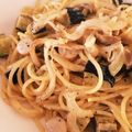 まさまさといちご's cooksnap of when they made 鶏肉としめじのクリームパスタ.