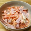 ぽりぽり拓庵's cooksnap of when they made にんじんとハムのサラダ.