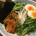 あゆあゆばにら's cooksnap of when they made 混ぜるだけ♥豚キムチ乗っけ♥本格ビビン麺.