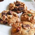 moimoran's cooksnap of when they made とまらない Wチョコナッツクッキー♪.