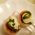 とまとま１０'s cooksnap of when they made 【超簡単】しそとチーズのちくわロール.