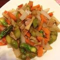 とろけい's cooksnap of when they made エリンギとアスパラの炒め物.