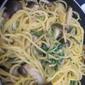 komomoten's cooksnap of when they made 水菜とツナの和風パスタ★.