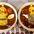 ☆☆福来☆☆'s cooksnap of when they made おかめインコ♪デコカレー.