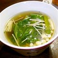 Mirey's cooksnap of when they made 小松菜としめじのコンソメスープ.