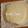 milk＊crown's cooksnap of when they made マカダミアナッツソース♡パンケーキ♪.